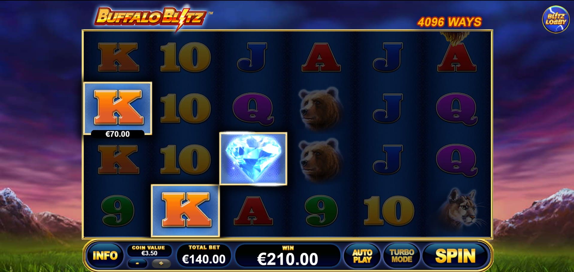 Buffalo Blitz: Cash Collect